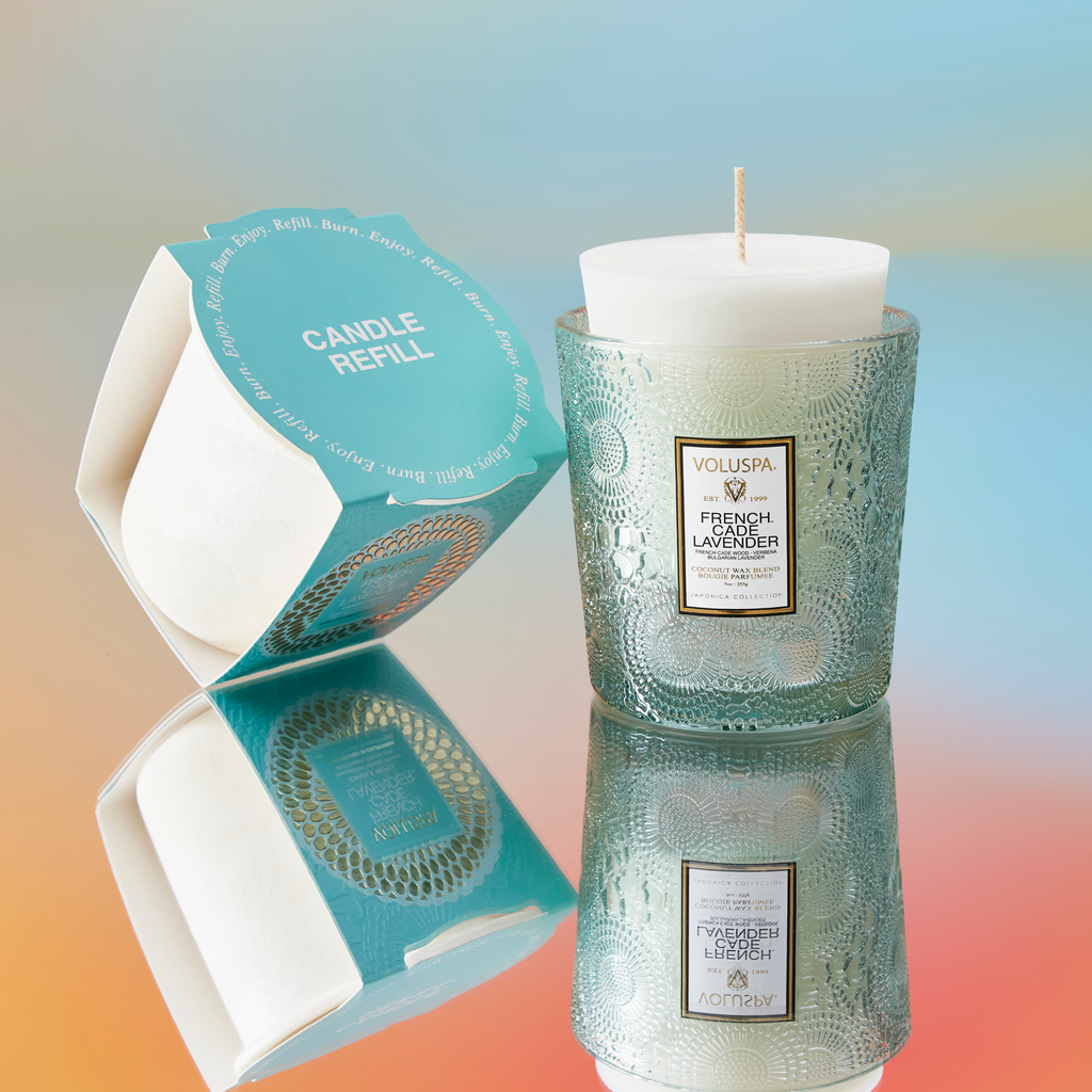 French Cade Lavender - Classic Candle Refill Zoom - 2