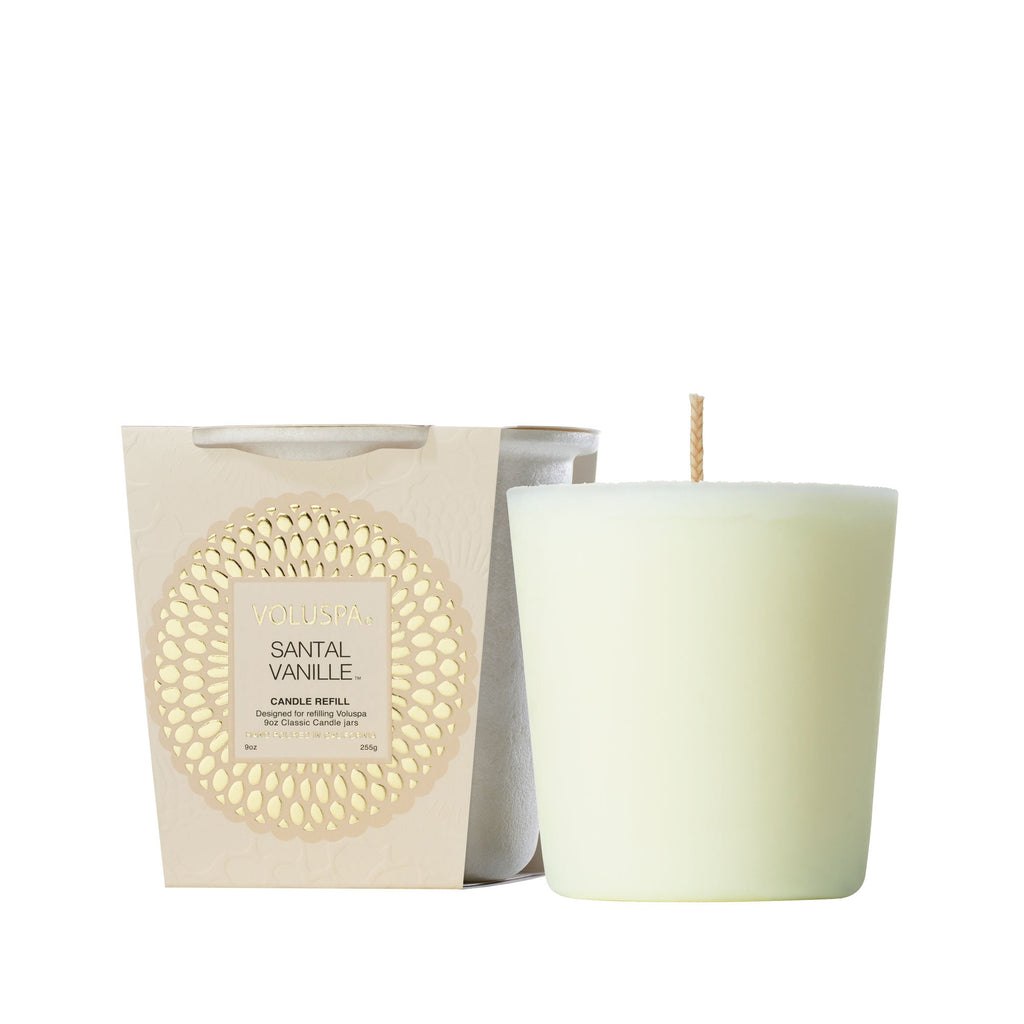 Santal Vanille - Classic Candle Refill Zoom - 1