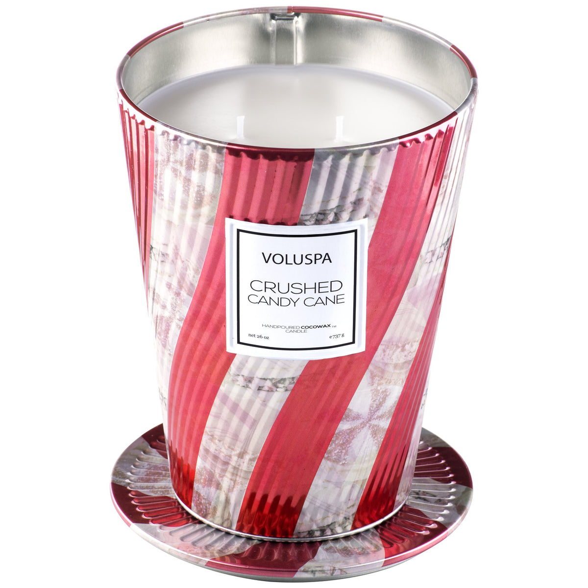 Crushed Candy Cane - Limited Edition 2 Wick Tin Table Candle - 2