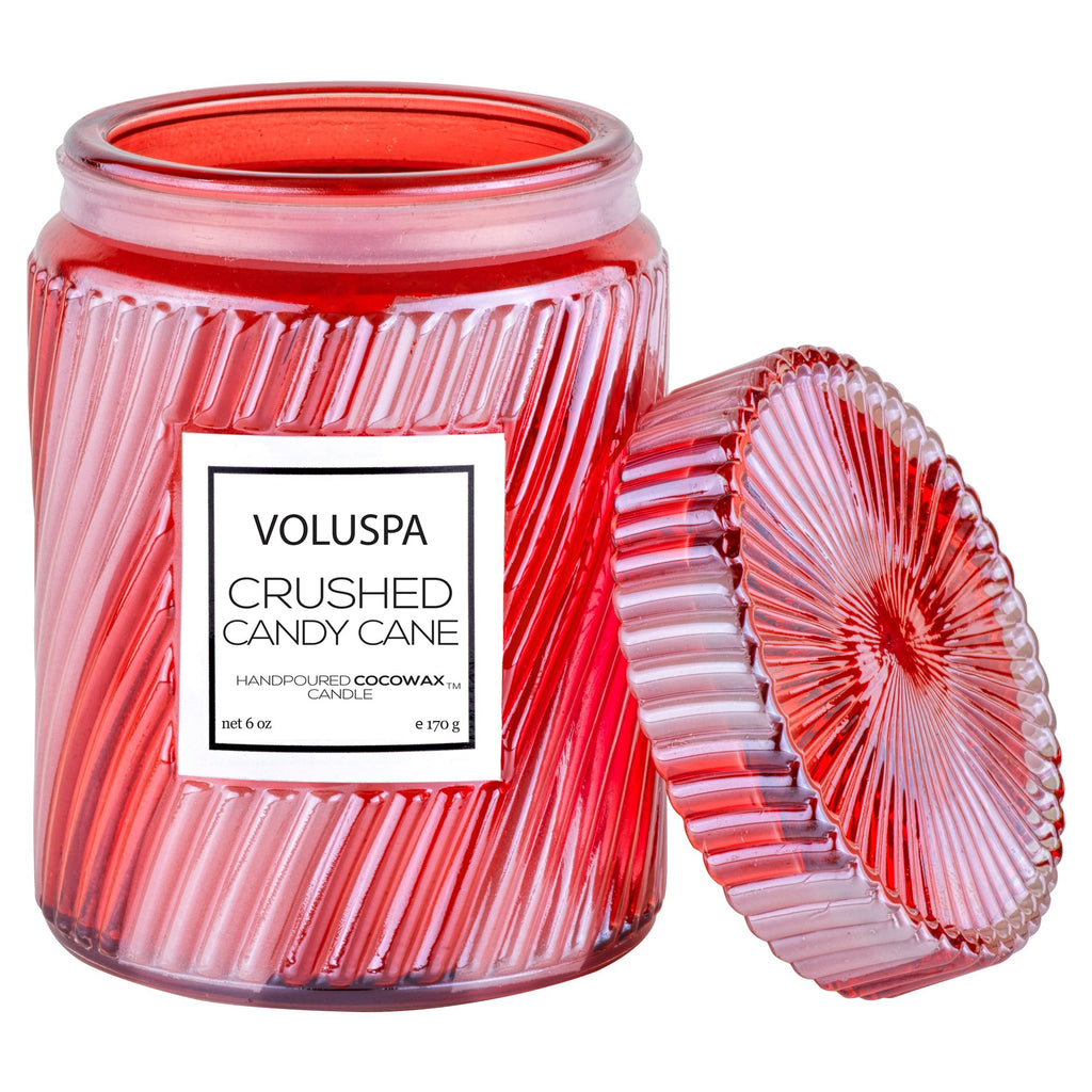 Crushed Candy Cane - Small Jar Candle Zoom - 2