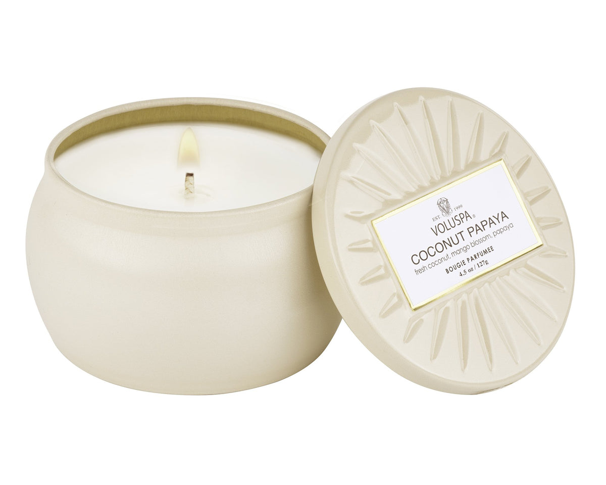 Coconut Papaya - Mini Tin Candle - 2