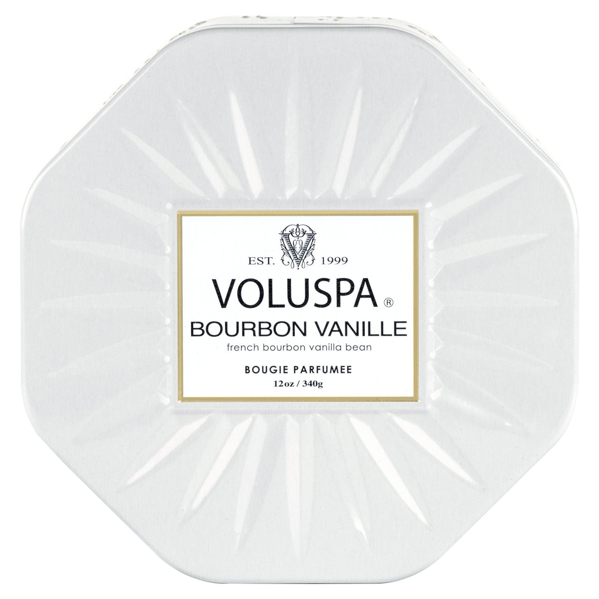 Bourbon Vanille - 3 Wick Octagon Tin Candle - 1