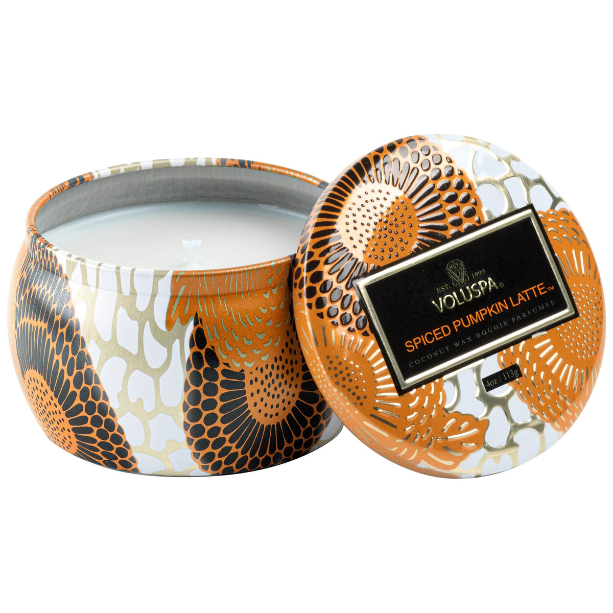 Spiced Pumpkin Latte - Mini Tin Candle - 1