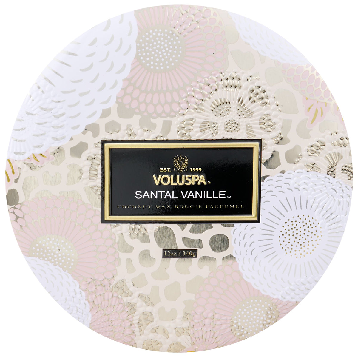 Santal Vanille - 3 Wick Tin Candle - 1