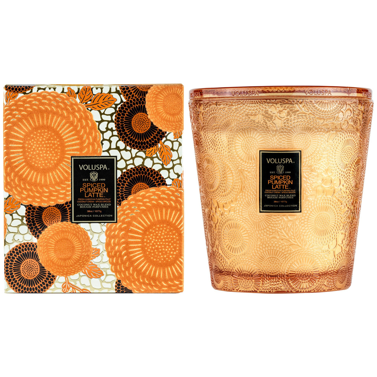Spiced Pumpkin Latte - 3 Wick Hearth Candle - 1