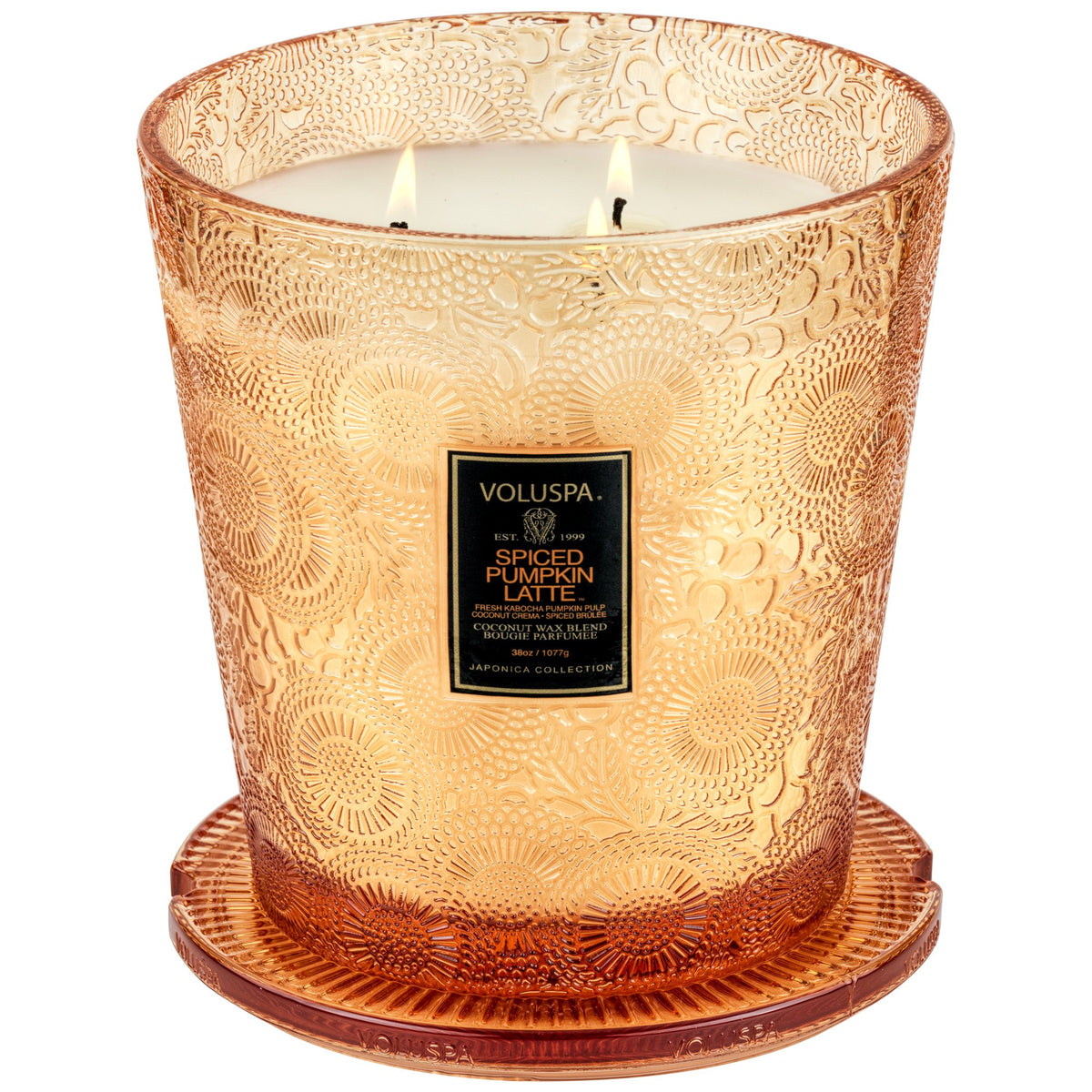 Spiced Pumpkin Latte - 3 Wick Hearth Candle - 6