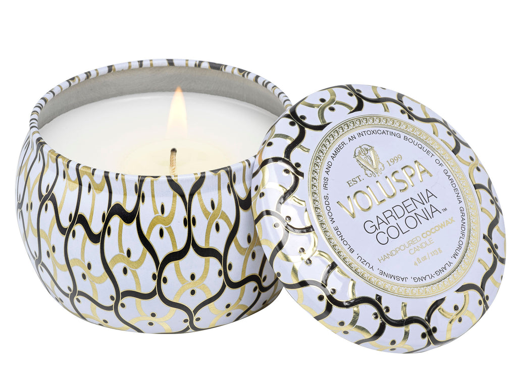 Gardenia Colonia - Mini Tin Candle Zoom - 3