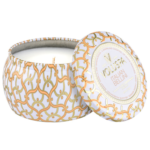 Italian Bellini - Mini Tin Candle