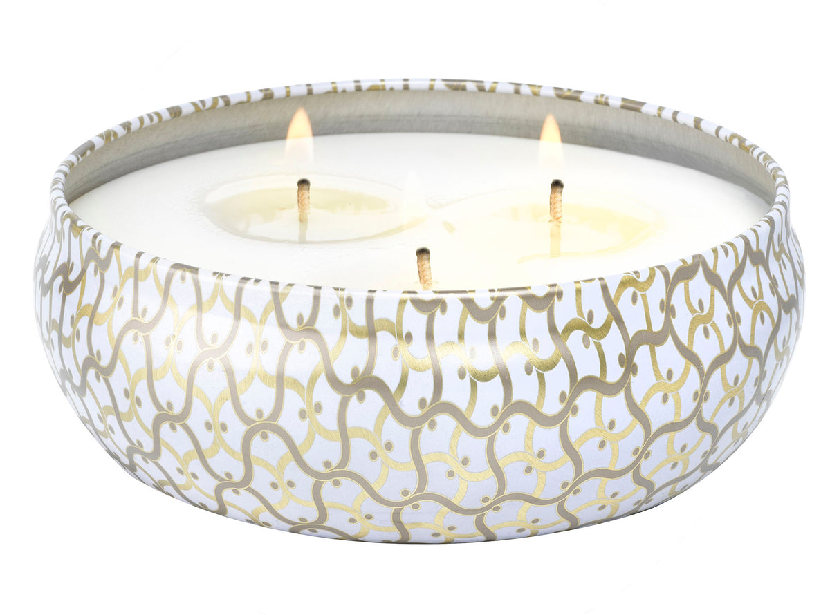 Suede Blanc - 3 Wick Tin Candle - 5