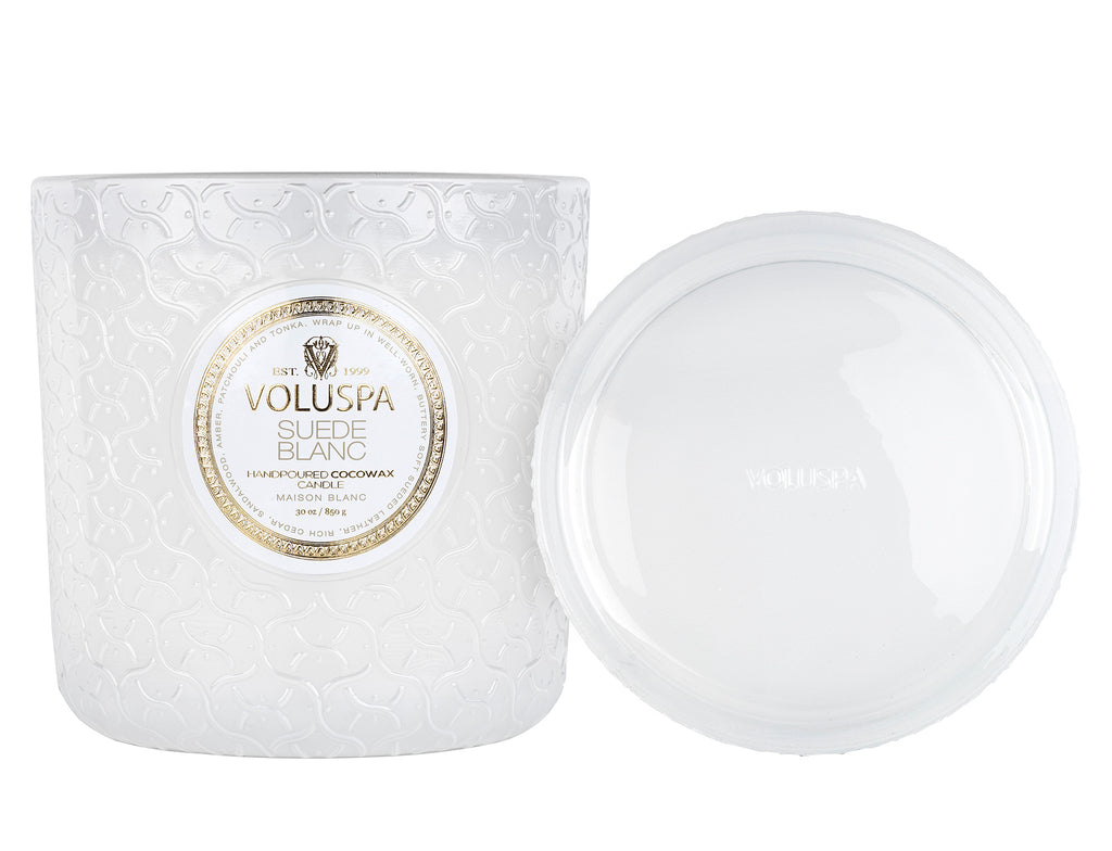 Suede Blanc - Luxe Candle Zoom - 4