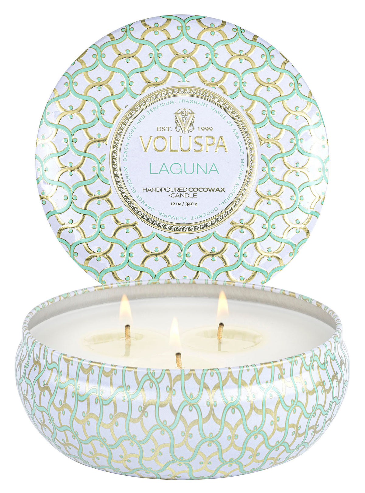 Laguna - 3 Wick Tin Candle - 3