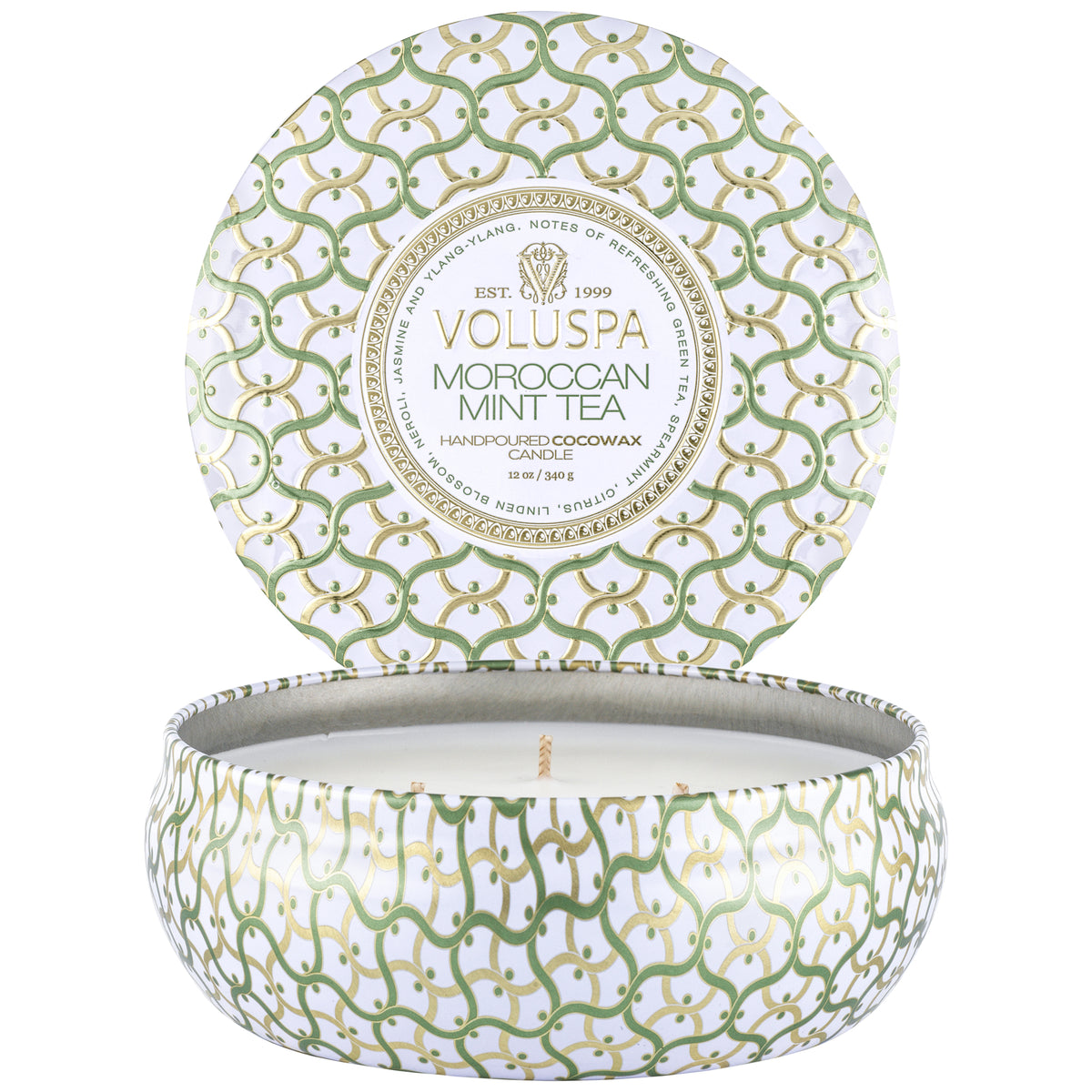 Moroccan Mint Tea - 3 Wick Tin Candle - 4