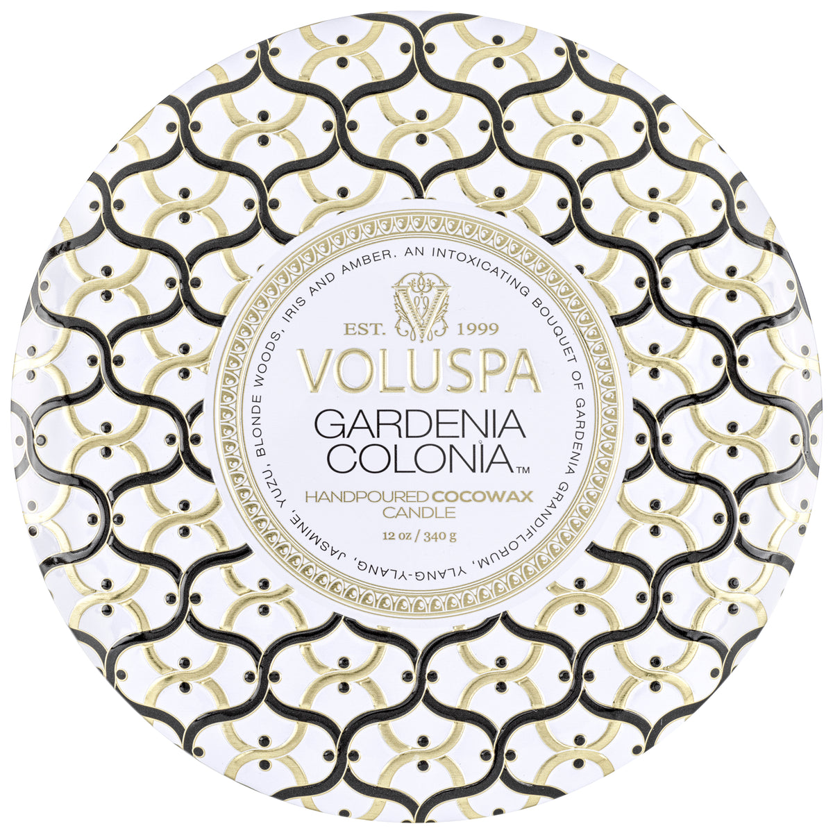 Gardenia Colonia - 3 Wick Tin Candle - 1