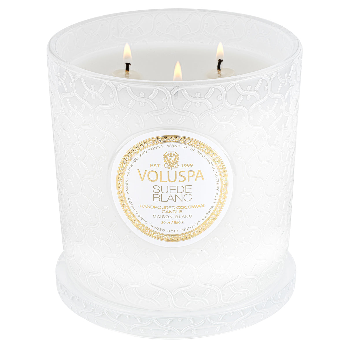 Suede Blanc - Luxe Candle - 3