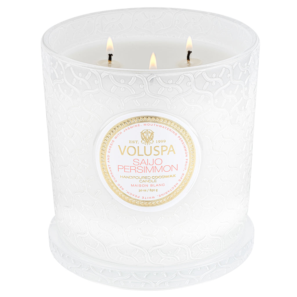 Saijo Persimmon - Luxe Candle Zoom - 3