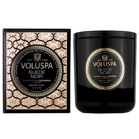 Suede Noir - Classic Candle