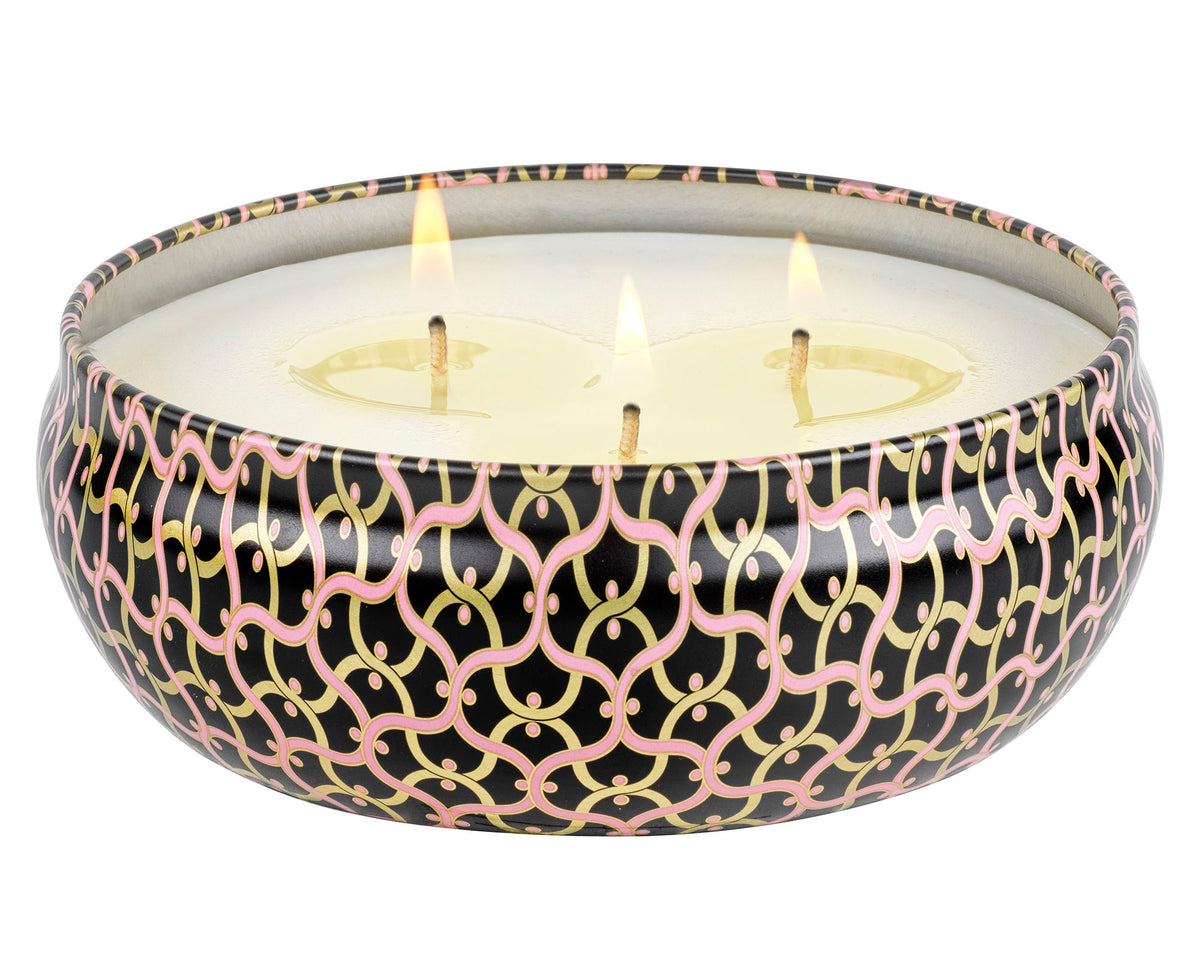 Pink Citron Grapefruit - 3 Wick Tin Candle - 4