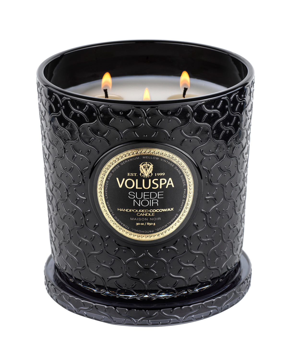 Suede Noir - Luxe Candle - 3