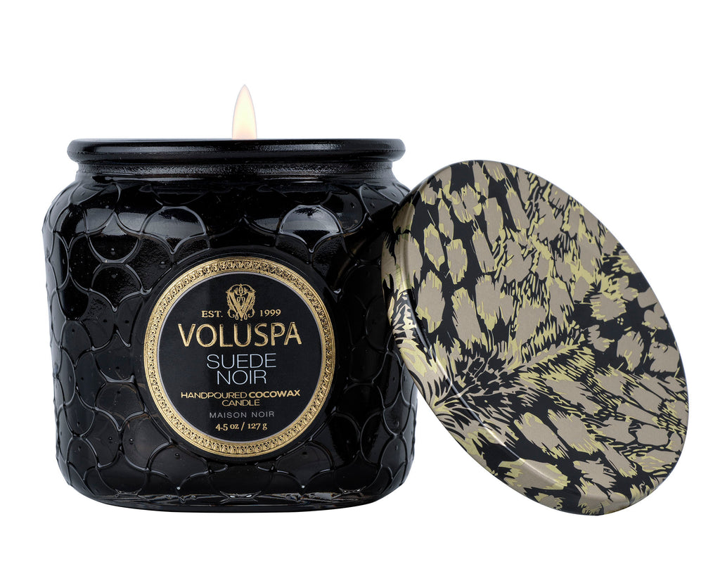 Suede Noir - Petite Jar Candle Zoom - 1
