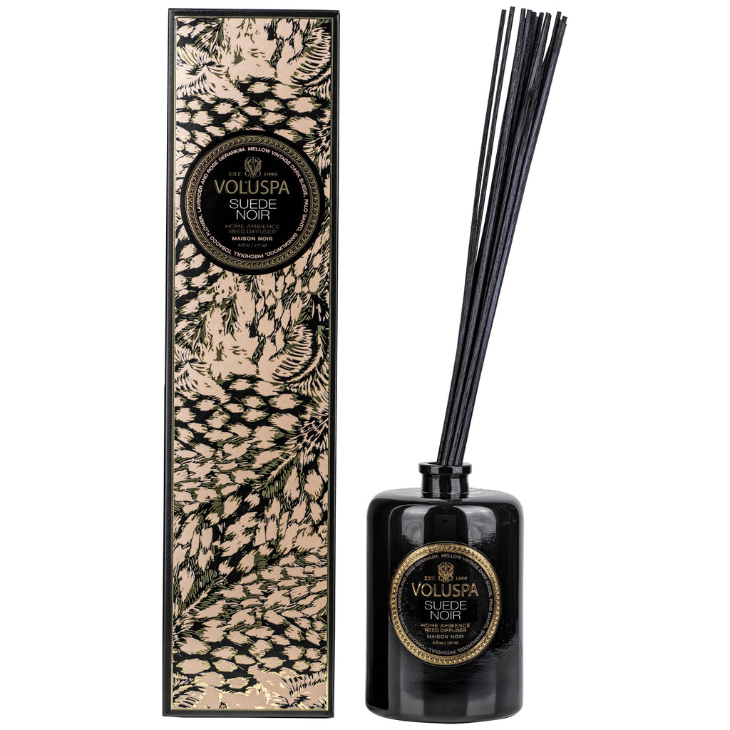Suede Noir - Reed Diffuser Zoom - 1