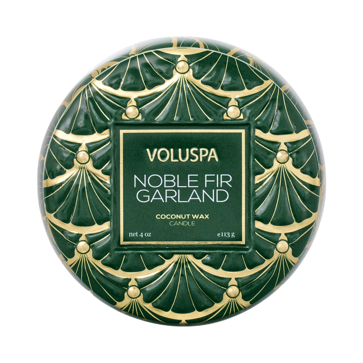 Noble Fir Garland - Mini Tin Candle - 4