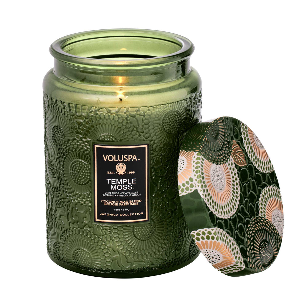 Temple Moss - Large Jar Candle Zoom - 1