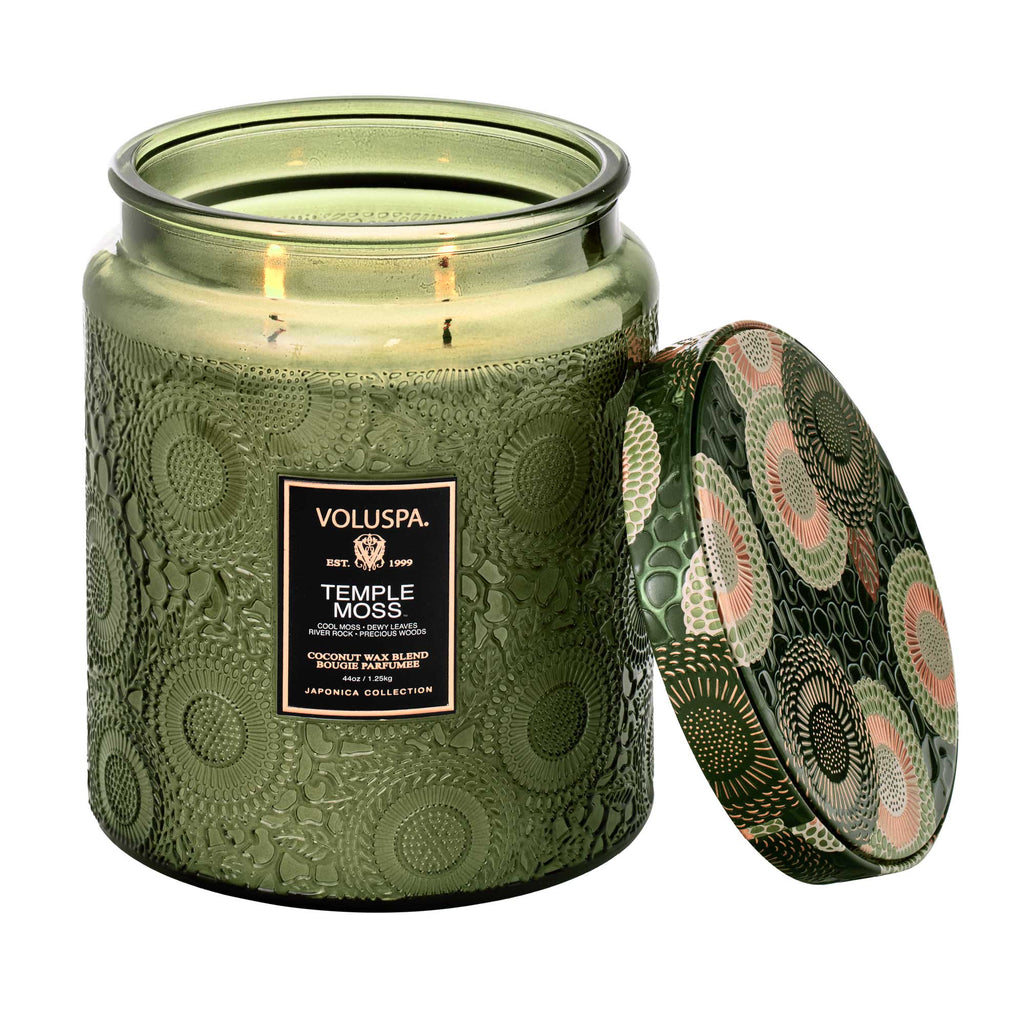 Temple Moss - Luxe Jar Candle Zoom - 1