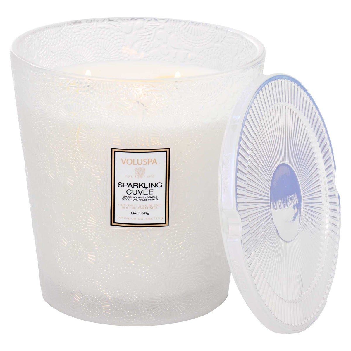 Sparkling Cuvée - 3 Wick Hearth Candle - 1