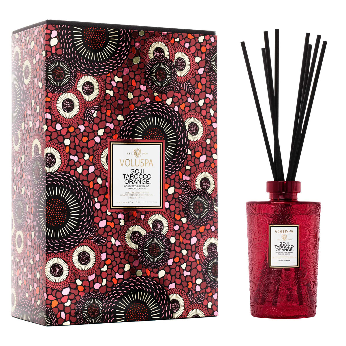 Goji Tarocco Orange - Luxe Reed Diffuser - 4