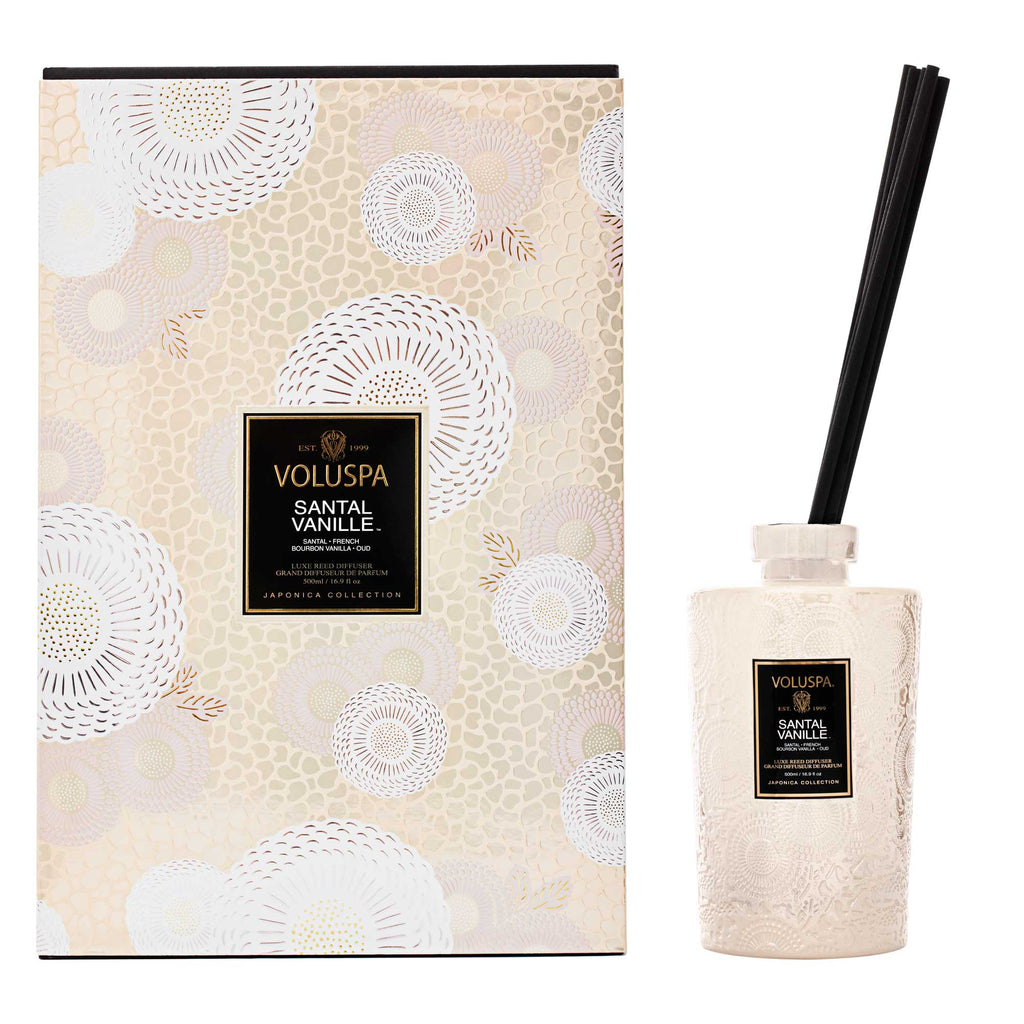 Santal Vanille - Luxe Reed Diffuser Zoom - 1