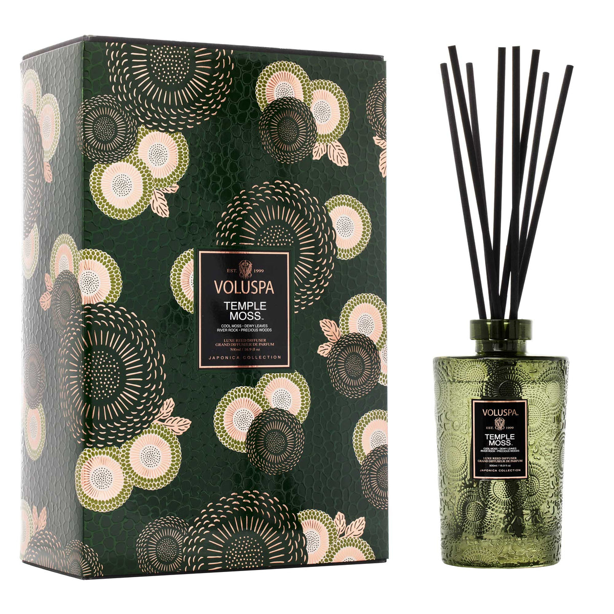 Temple Moss - Luxe Reed Diffuser - 3