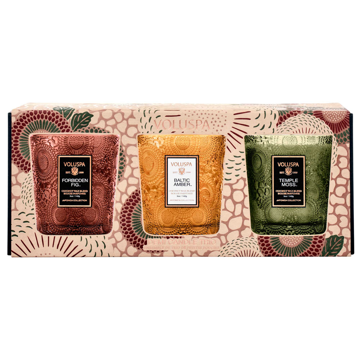 Fragrant Foliage - 3 Demi Candle Gift Set - 3