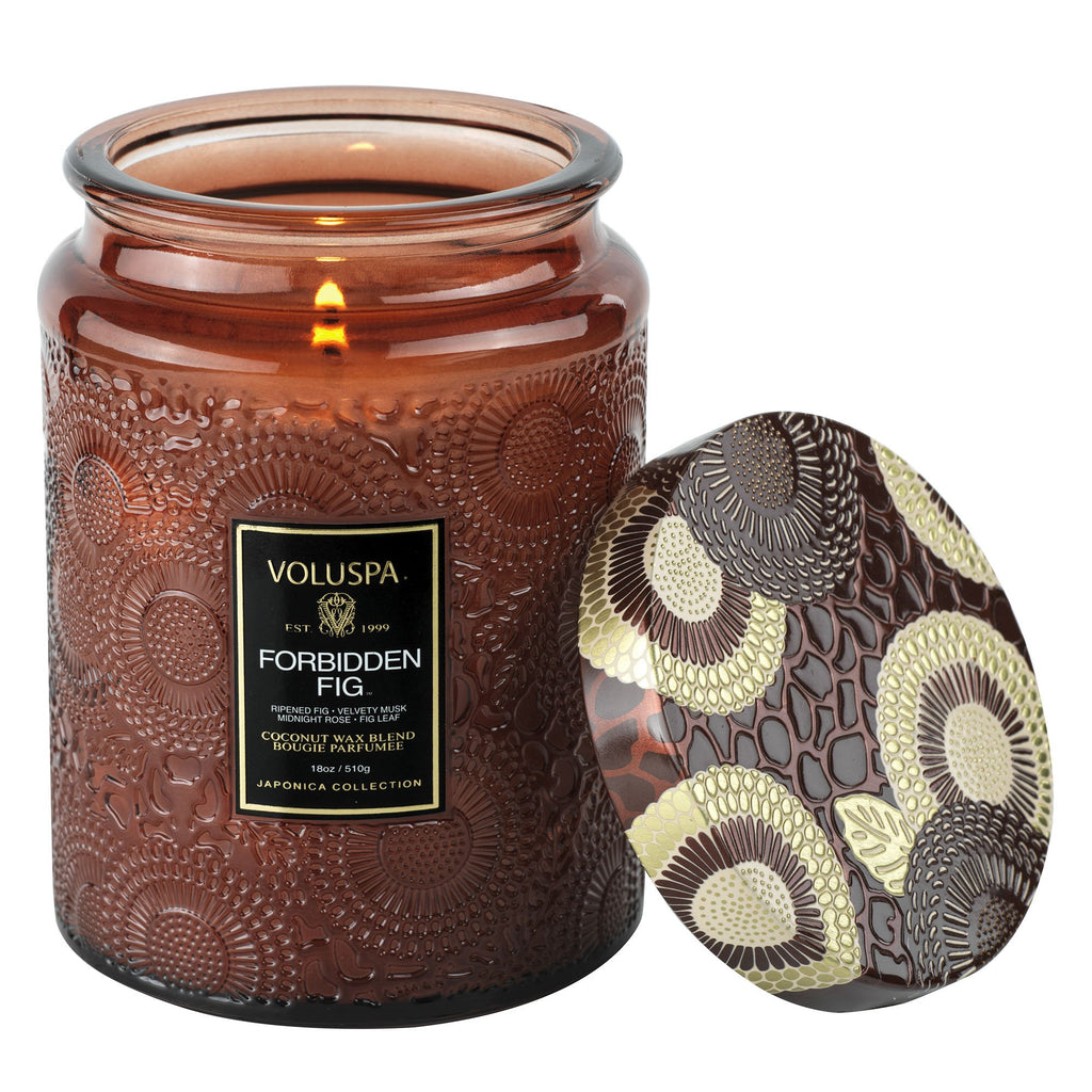 Forbidden Fig - Large Jar Candle Zoom - 4