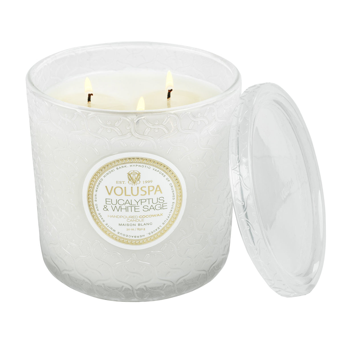 Eucalyptus & White Sage - Luxe Candle - 2