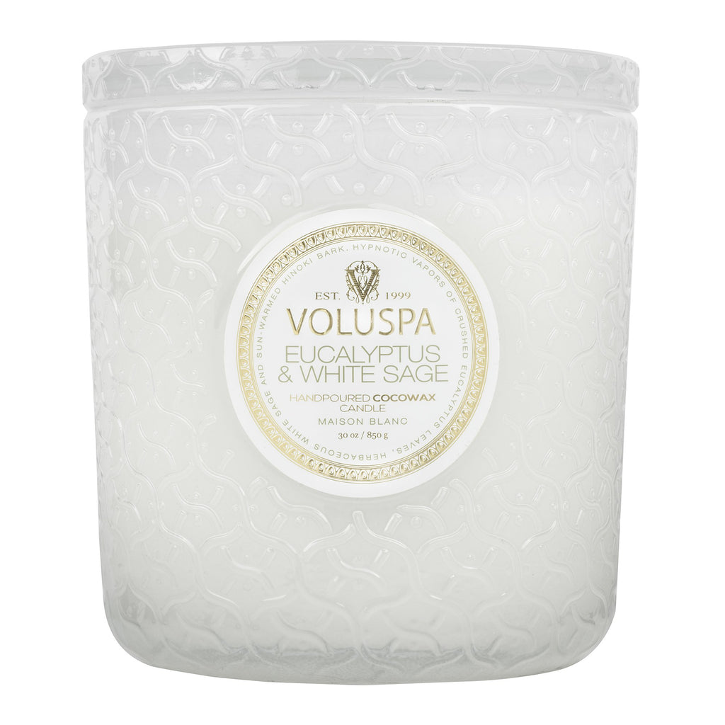 Eucalyptus & White Sage - Luxe Candle Zoom - 1