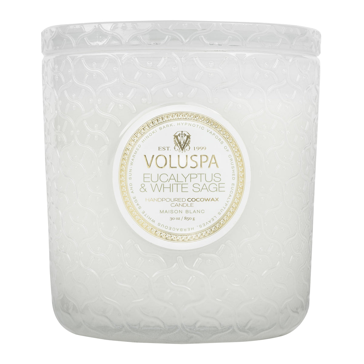 Eucalyptus & White Sage - Luxe Candle - 1