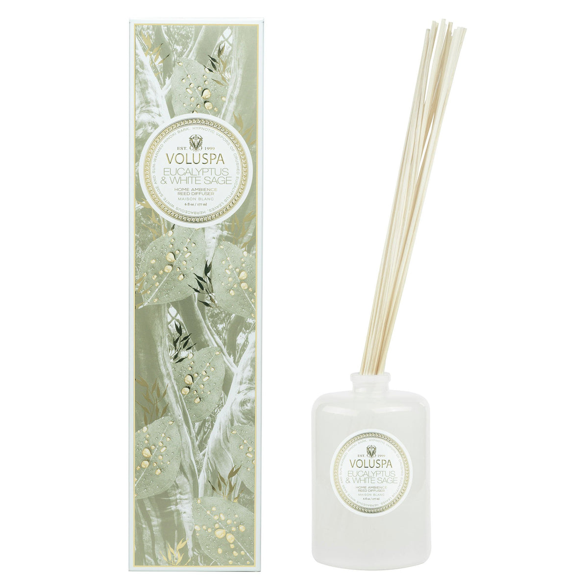 Eucalyptus & White Sage - Reed Diffuser - 1