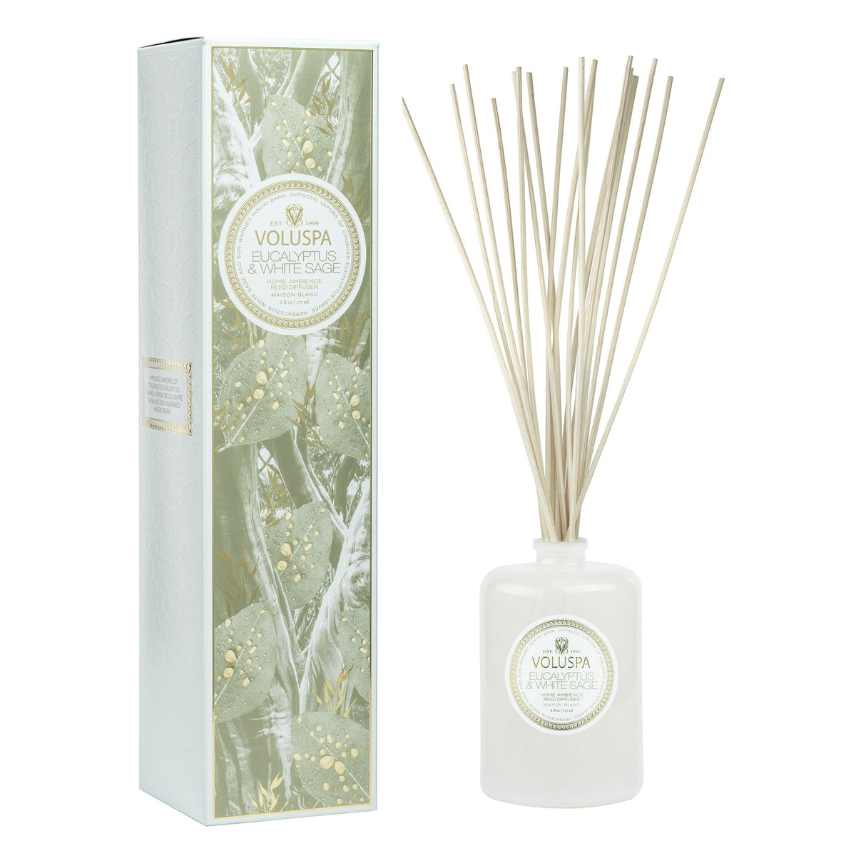 Eucalyptus & White Sage - Reed Diffuser - 3