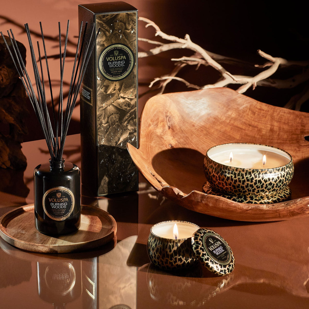 Burning Woods - Reed Diffuser - 3