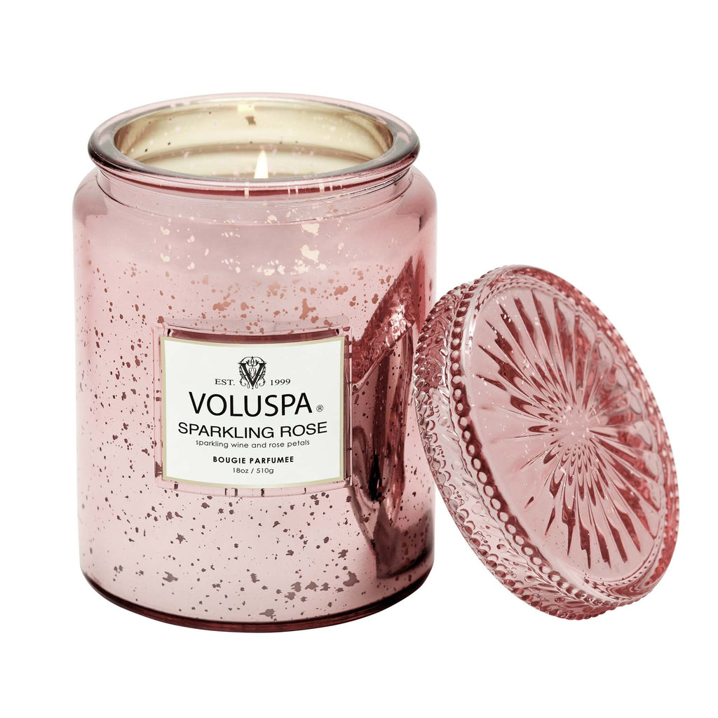 Sparkling Rose  - Large Jar Candle Zoom - 1