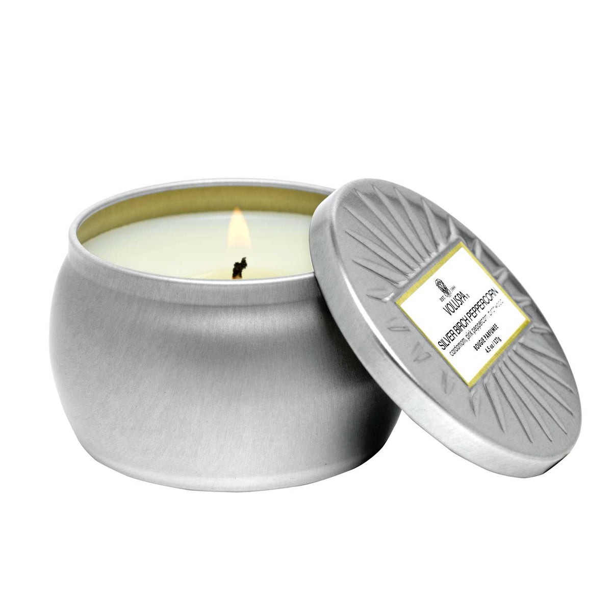 Silver Birch Peppercorn - Mini Tin Candle - 1