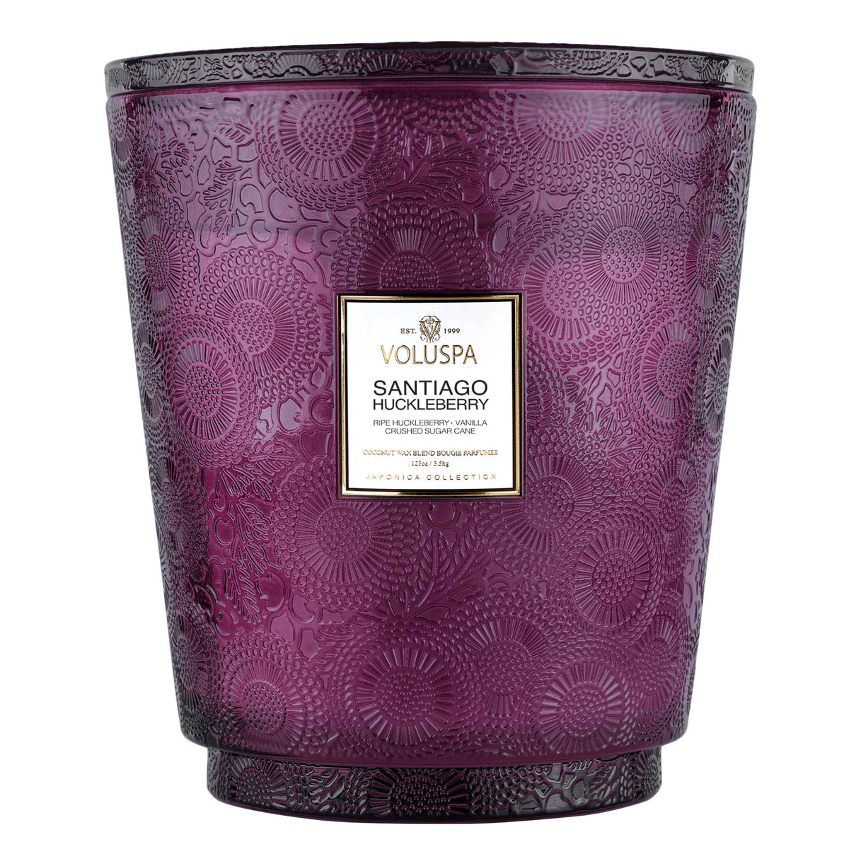 Santiago Huckleberry - 5 Wick Hearth Candle - 1