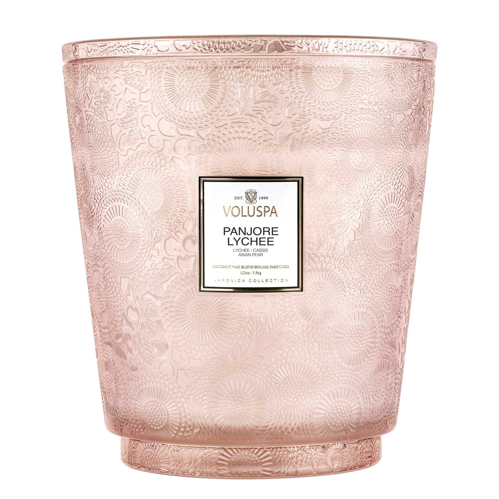 Panjore Lychee - 5 Wick Hearth Candle Zoom - 1