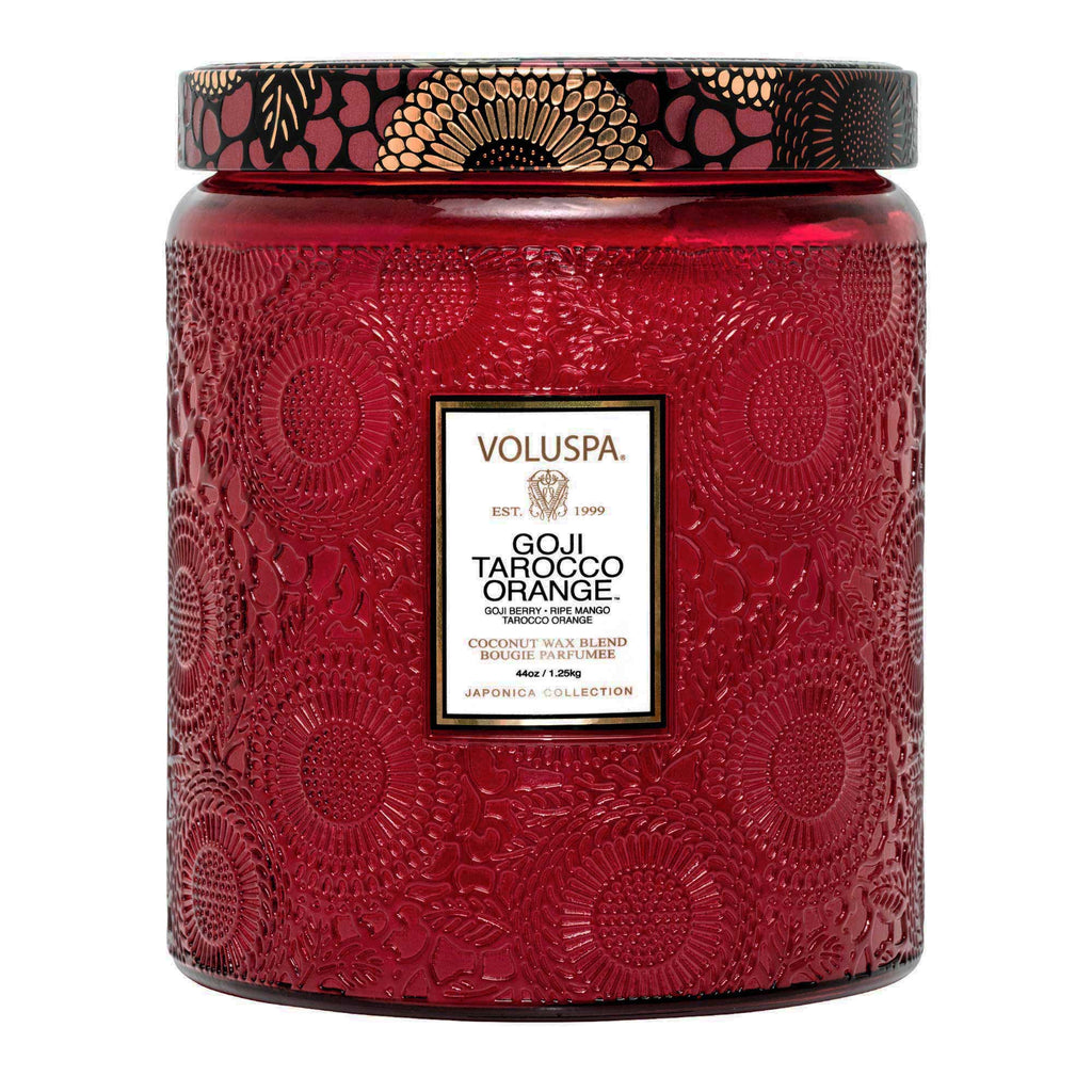 Goji Tarocco Orange - Luxe Jar Candle Zoom - 1