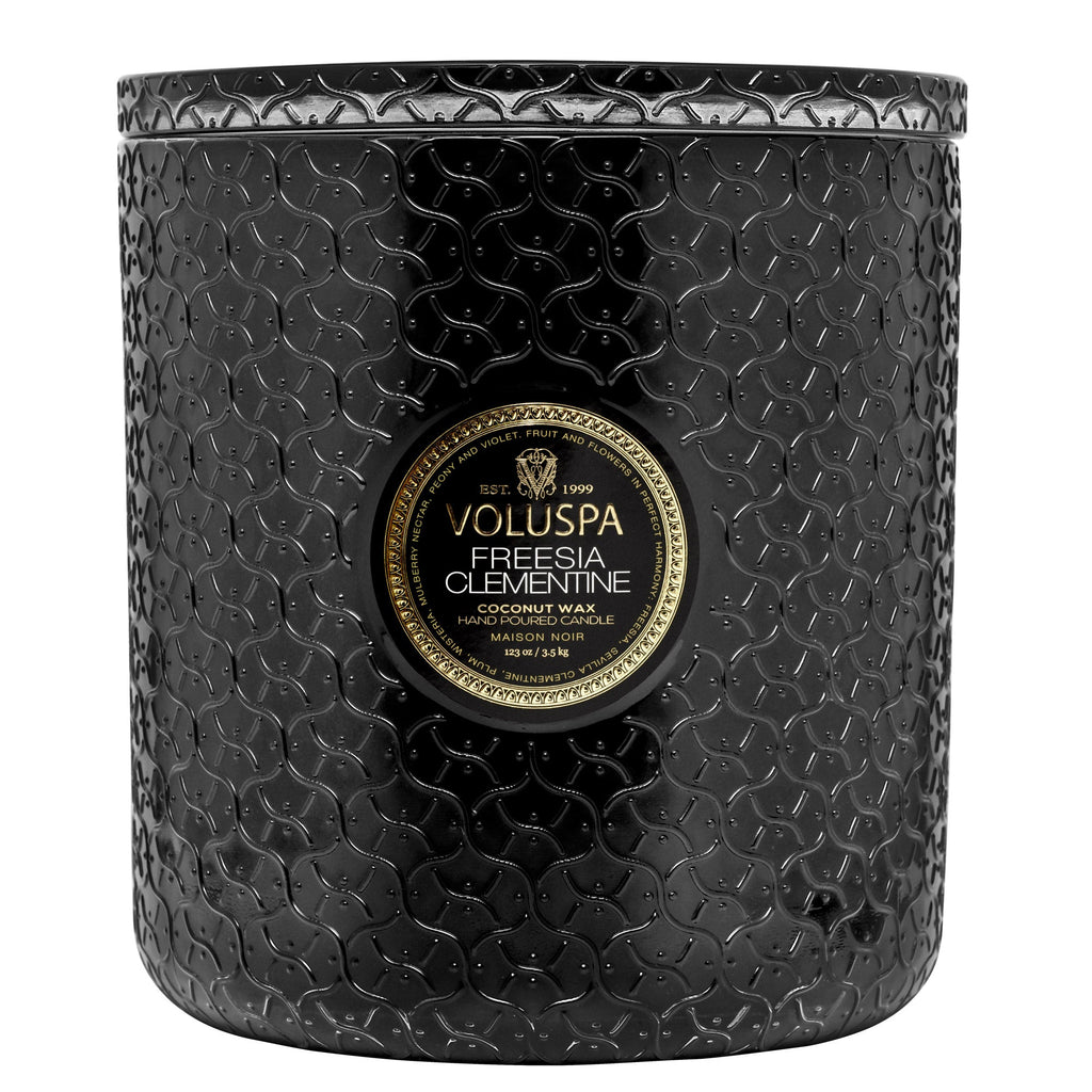 Freesia Clementine - 5 Wick Hearth Candle Zoom - 1