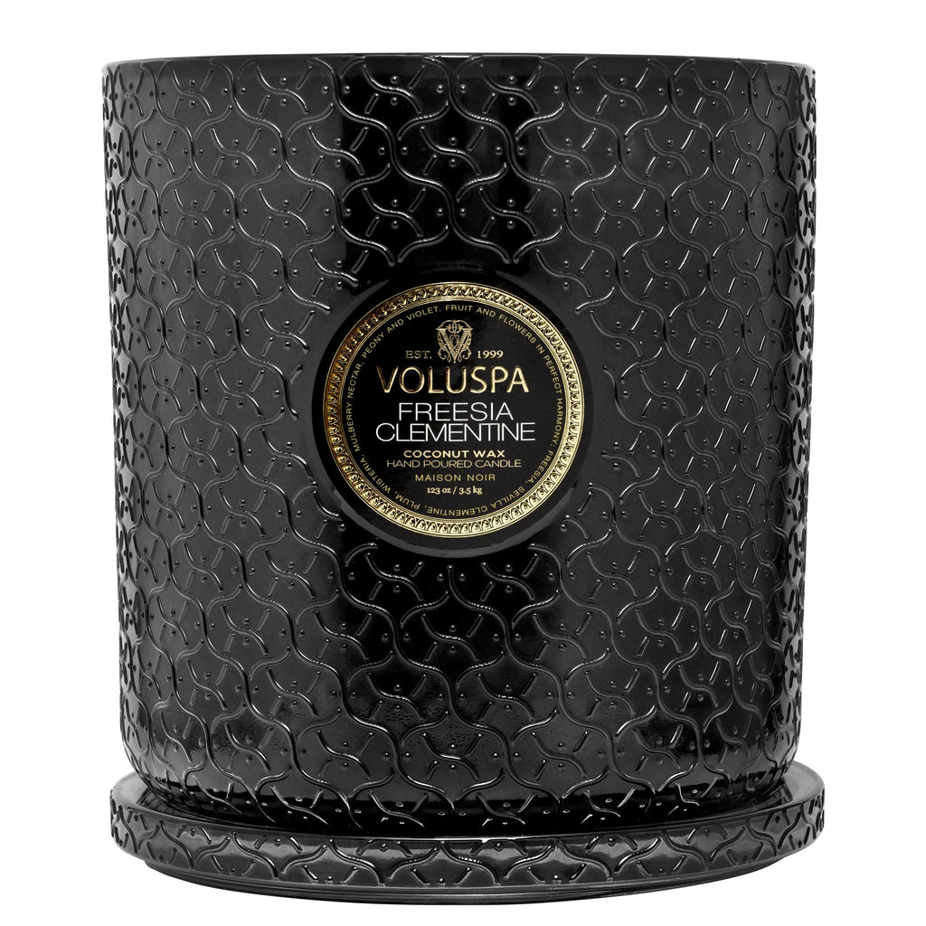 Freesia Clementine - 5 Wick Hearth Candle Zoom - 3