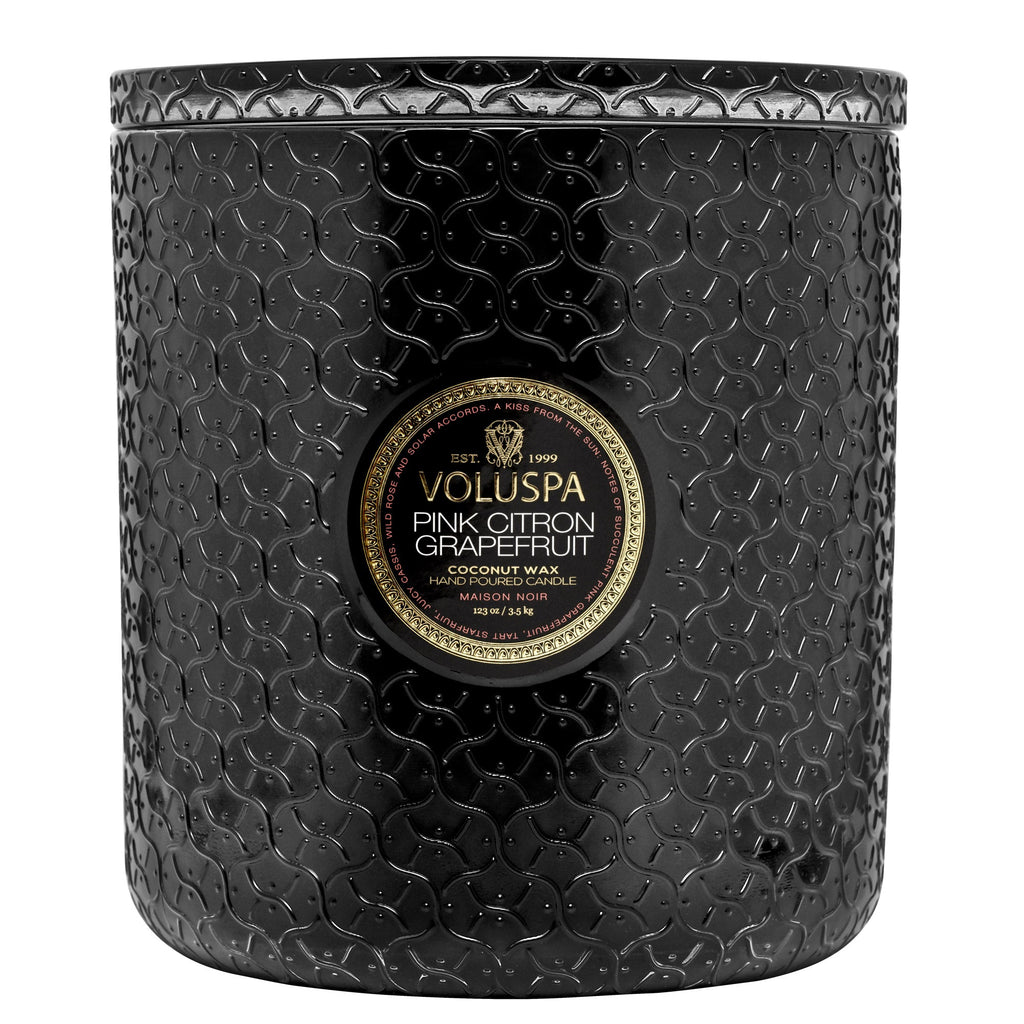 Pink Citron Grapefruit - 5 Wick Hearth Candle Zoom - 1