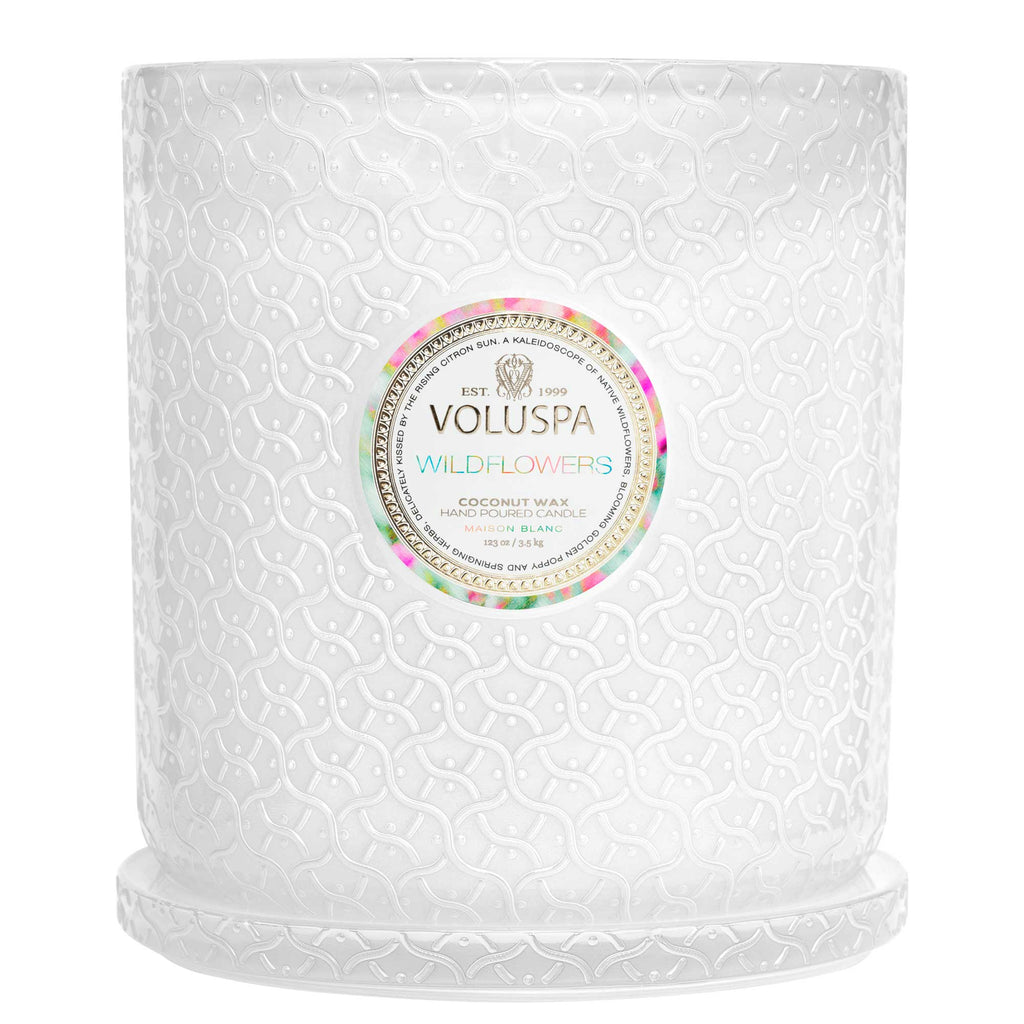 Wildflowers - 5 Wick Hearth Candle Zoom - 4