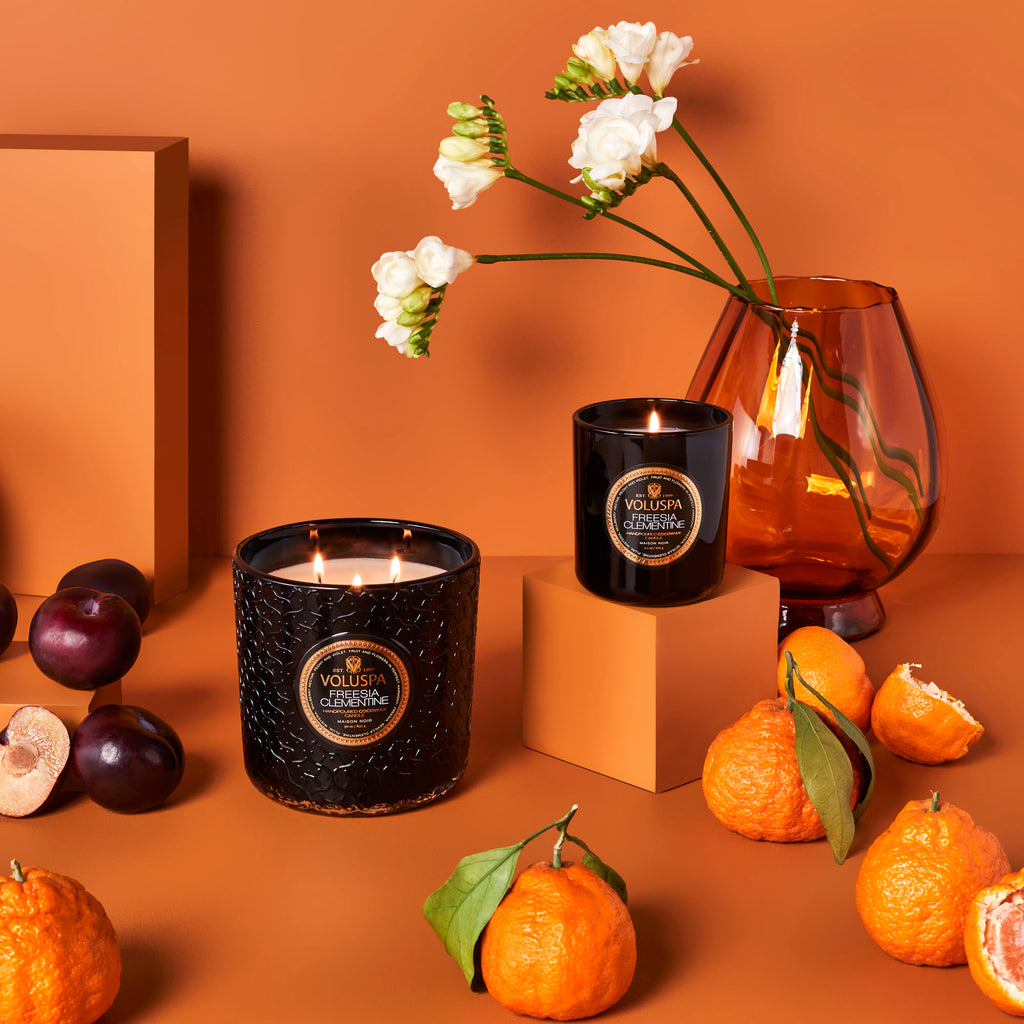 Freesia Clementine - Luxe Candle Zoom - 2