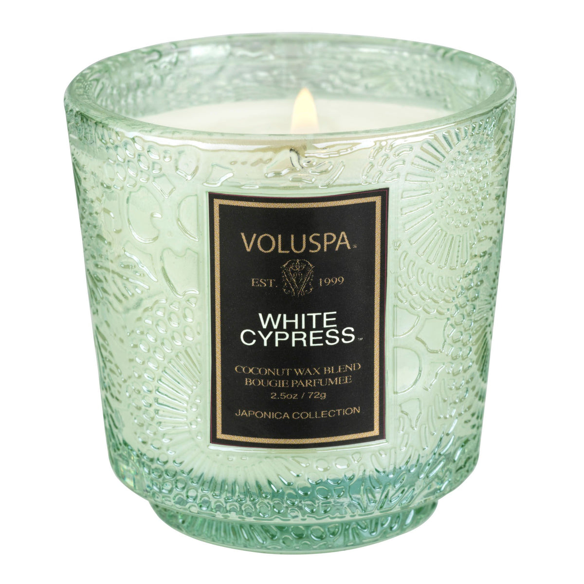White Cypress - Petite Pedestal Candle - 1